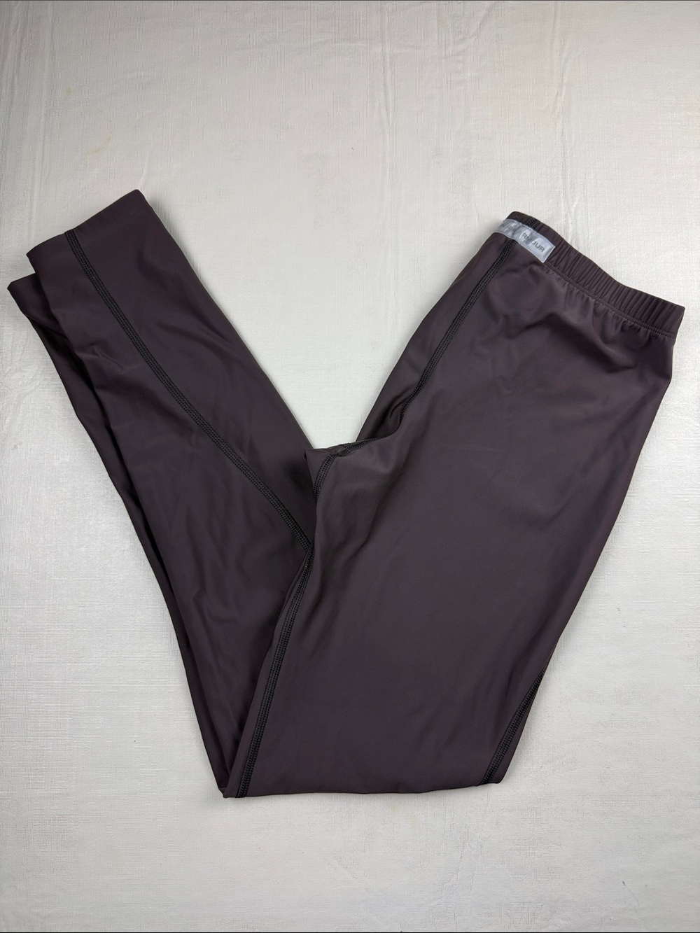 Under Armour Women's Slate Purple Compression Leggings Elastic Waist Size L